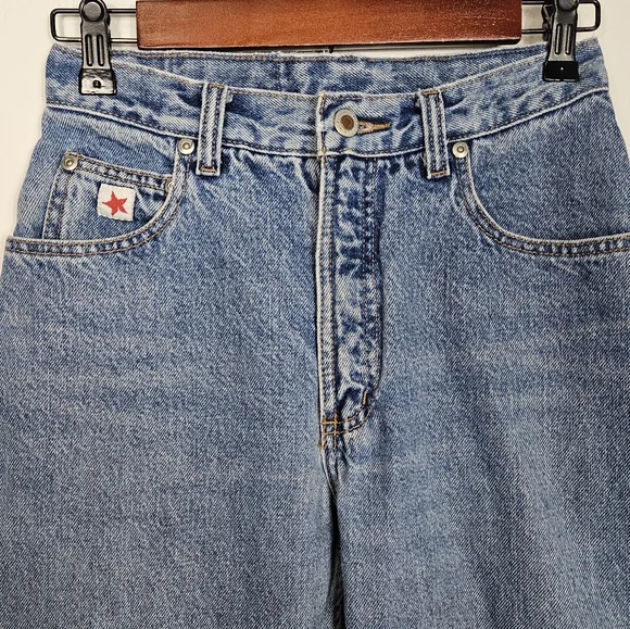 Vintage Women's Rockies Relaxed Fit Jeans 100% Cotton 27/5 L High Rise RF052AMO - Picture 3 of 16